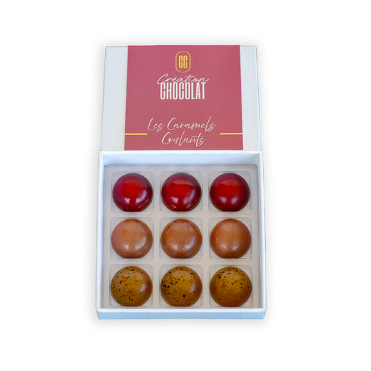 Coffret Caramels 9 pièces