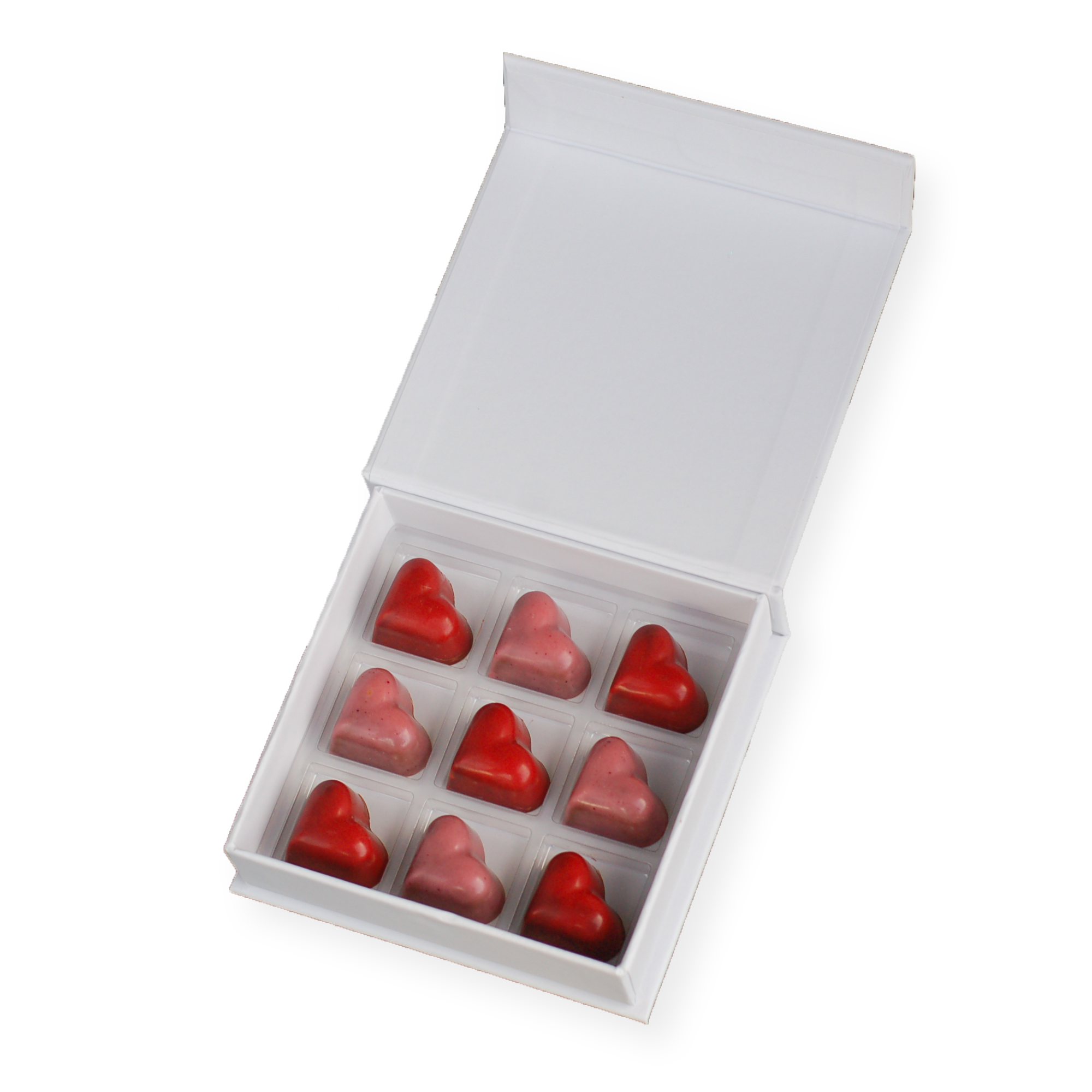 Cœurs Caramel 9 pièces