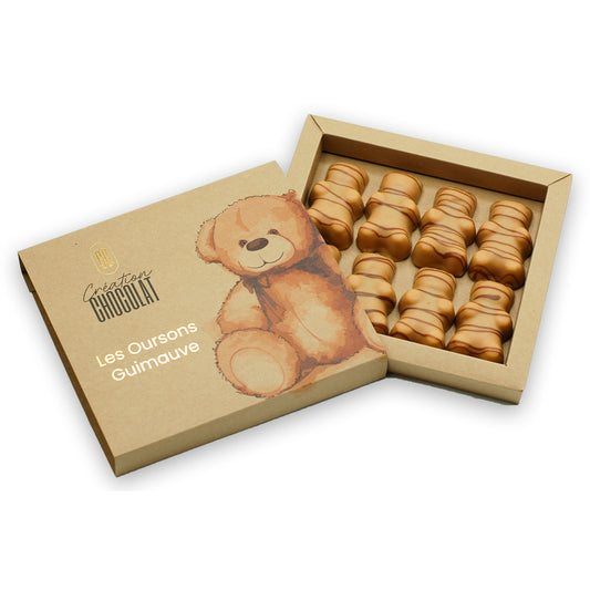 Oursons guimauve chocolat blond