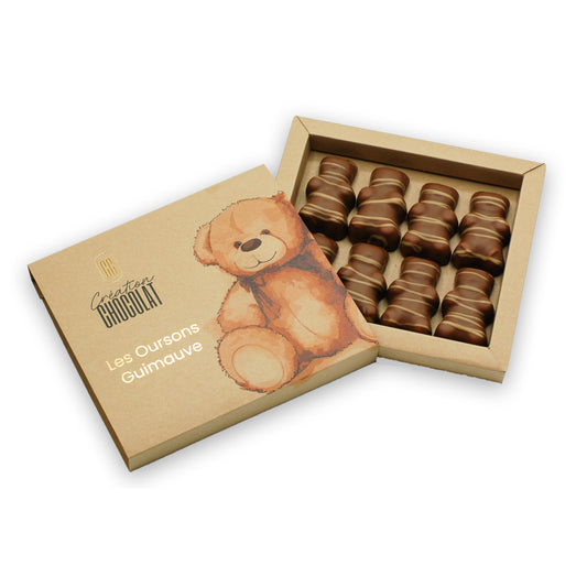 Oursons guimauve chocolat au lait