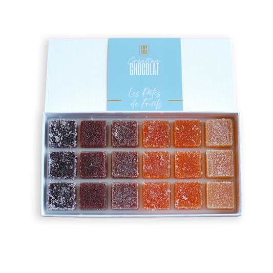 Pâtes de fruits par 18 pièces