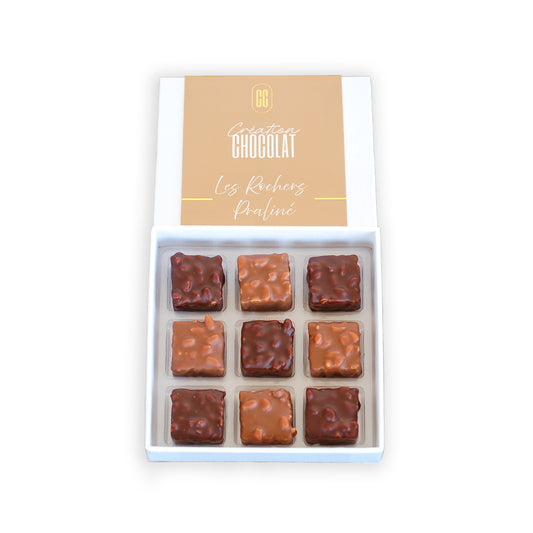 Coffret Rochers Praliné 9 pièces