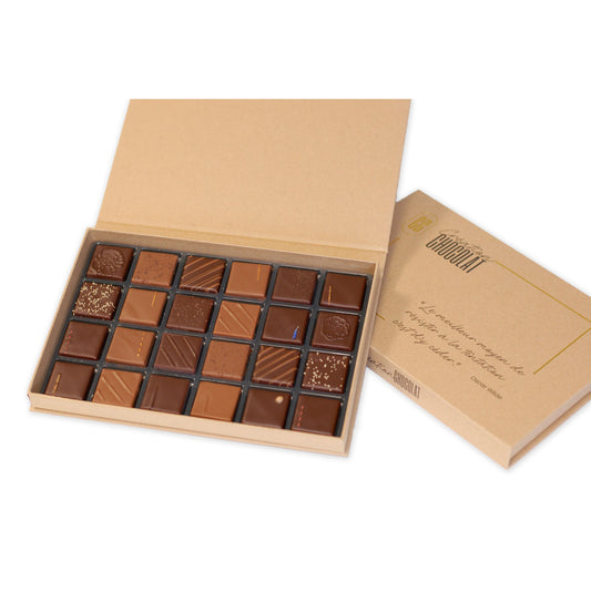 Coffret assortiment 24 chocolats