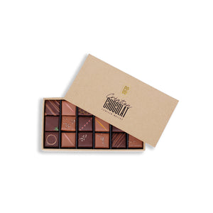 Coffret assortiment 18 chocolats